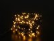 Karácsonyi LED füzér plasztik, extra meleg fehér (100LED/10méter)