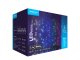 Karácsonyi LED füzér plasztik, multicolor (384LED/2.1 méter)