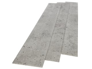 Beton hatású falpanel, polisztirol dekorburkolat beltérre (100x16.6 cm) cement szürke