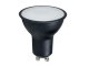 LED lámpa GU10 (6W/120°) meleg fehér, fekete