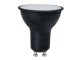 LED lámpa GU10 (6W/120°) meleg fehér, fekete
