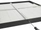 LED panel (595 x 595 mm) 40W - természetes fehér, süllyeszthető/falon kívüli, backlite panel, fekete