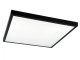 LED panel (595 x 595 mm) 40W - természetes fehér, süllyeszthető/falon kívüli, backlite panel, fekete