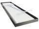 LED panel (295 x 1195 mm) 40W - természetes fehér, süllyeszthető/falon kívüli, backlite panel, fekete