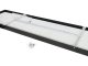 LED panel (295 x 1195 mm) 40W - természetes fehér, süllyeszthető/falon kívüli, backlite panel, fekete