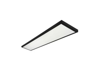 LED panel (295 x 1195 mm) 40W - természetes fehér, süllyeszthető/falon kívüli, backlite panel, fekete