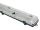 FIXTURE T8 por-, és páramentes armatúra 2 db 120 cm-es LED fénycsőhöz, fekete