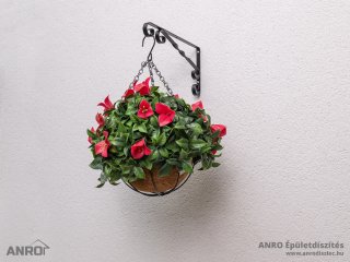 Műnövény függő kaspóban - gardénia és murvafürt  (28x30cm)