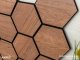 Hatszög akusztikus falpanel Petit (2.3 m2 falfelületre) - Bronz tölgy