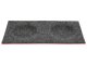 Téglalap alakú filcpanel - filcből készült puha falburkoló, 30cmx15cm, piros