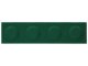 Téglalap alakú filcpanel - filcből készült puha falburkoló, 60x15cm, sötétzöld