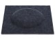Négyzet alakú filcpanel - filcből készült puha falburkoló 15x15cm, sötétkék