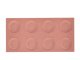 Téglalap alakú filcpanel - filcből készült puha falburkoló, 60x30cm, púderrózsaszín