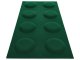 Téglalap alakú filcpanel - filcből készült puha falburkoló, 60x30cm, sötétzöld