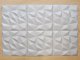 Dekorációs 3D falburkolat - kristály minta, szürke (8 darab 50x50 cm-es lap)