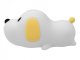 Akkus dekor LED lámpa (1.5W) meleg fehér + hideg fehér, fehér színű kutya
