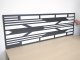 - Fali dekorpanel, art deco minta, 50x150 cm, 3 mm HDF - Antracit
