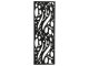 - Fali dekorpanel, csepp minta, 50x150 cm, 3 mm HDF - Antracit