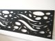 - Fali dekorpanel, csepp minta, 50x150 cm, 3 mm HDF - Antracit