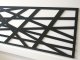 - Fali dekorpanel, vonal minta, 50x150 cm, 3 mm HDF - Antracit