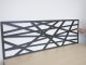 - Fali dekorpanel, vonal minta, 50x150 cm, 3 mm HDF - Antracit