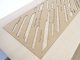 - Fali dekorpanel, sávos minta, 50x150 cm, 3 mm HDF - Antracit