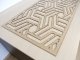 - Fali dekorpanel,  architektúra minta, 50x150 cm, 3 mm HDF - Sonoma tölgy