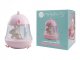 Akkus dekor LED lámpa (5W) meleg fehér+RGB, rózsaszín music box