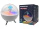 Akkus dekor LED lámpa (0,7W), meleg fehér+RGB, fehér holdmanó