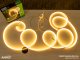 Kültéri LED szalag (230 Volt) - 286 LED/m, meleg fehér, 5m tekercs dugvillával