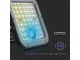 Napelem + LED reflektor, mozgásérzékelővel (1500 lumen/120°) - természetes + hideg fehér, távirányítós