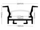Recessed 16 alu profile - LP316