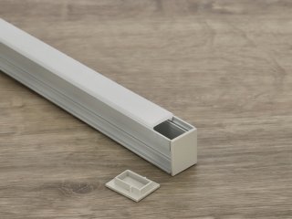 ALP-040 - Véglezáró elem alumínium LED profilhoz, szürke