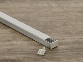 ALP-041 - Véglezáró elem alumínium LED profilhoz, szürke
