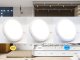 Mennyezeti LED panel (24W - kör) változtatható színhőmérséklet, falon kívüli