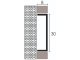 NOX Prémium dekorcsík- inox, tükör ezüst 30mm/270cm