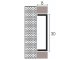 NOX Prémium dekorcsík- inox, tükör arany 30mm/270cm