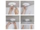 Flori LED mennyezeti lámpa - dekor háttérfény, fehér keret, négyzet alakú (22W/2200 lumen/4000K)