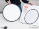 Flori LED mennyezeti lámpa - dekor háttérfény, fekete keret, kör alakú (22W/2200 lumen/4000K)