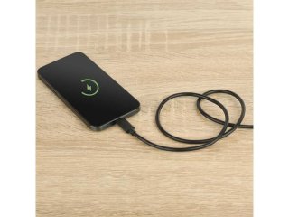 USB-C - USB-C adatkábel, töltőkábel (1 méter) fekete
