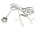 Bútorba építhető érintőkapcsoló és dimmer LED világítással (60W/100W) - króm