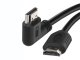 HDMI 2.0 High Speed csatlakozókábel, 3 méter, 90° hajlított csatlakozó, fekete