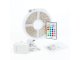 Magic RGB LED szalag szett, 5 méter, adapterrel és 24 gombos vezérlővel, IP65