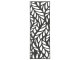 - Fali dekorpanel, ágak minta, 50x150 cm, 3 mm HDF - Antracit