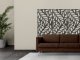 - Fali dekorpanel, ágak minta, 50x150 cm, 3 mm HDF - Antracit