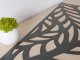 - Fali dekorpanel, ágak minta, 50x150 cm, 3 mm HDF - Antracit