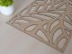 - Fali dekorpanel, ágak minta, 50x150 cm, 3 mm HDF - Antracit