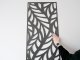 - Fali dekorpanel, ágak minta, 50x150 cm, 3 mm HDF - Antracit