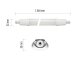 Dusty IP65 por és páramentes LED lámpatest (45W/4500lm) 150 cm, természetes fehér, 4000K