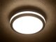 BENO mennyezeti lámpa, mikrohullámú mozgásérzékelős, CCT-O-SEG, kör alakú (24W/30W) grafit, meleg-természetes fehér